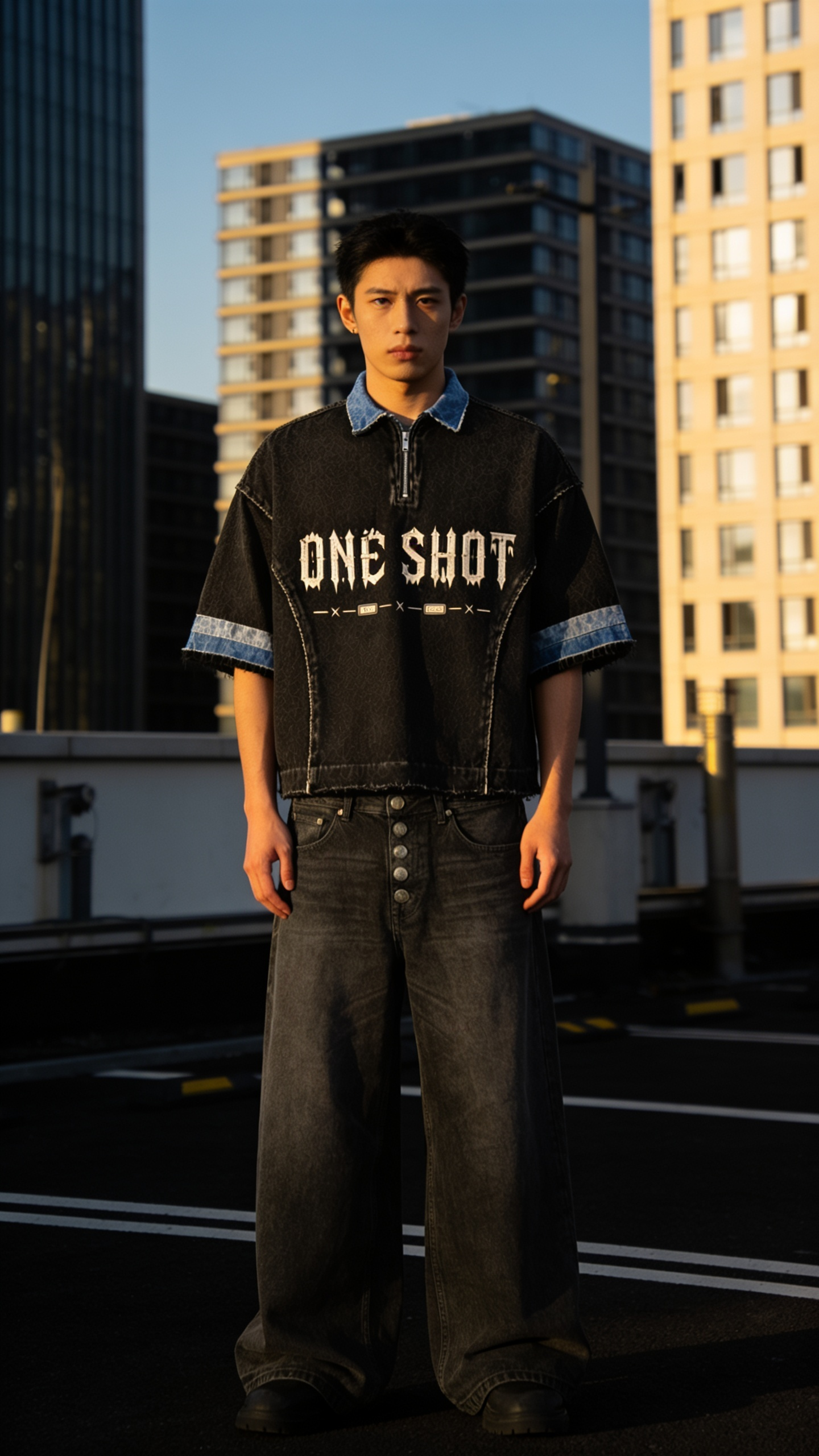 One Shot Denim Baggy Jeans