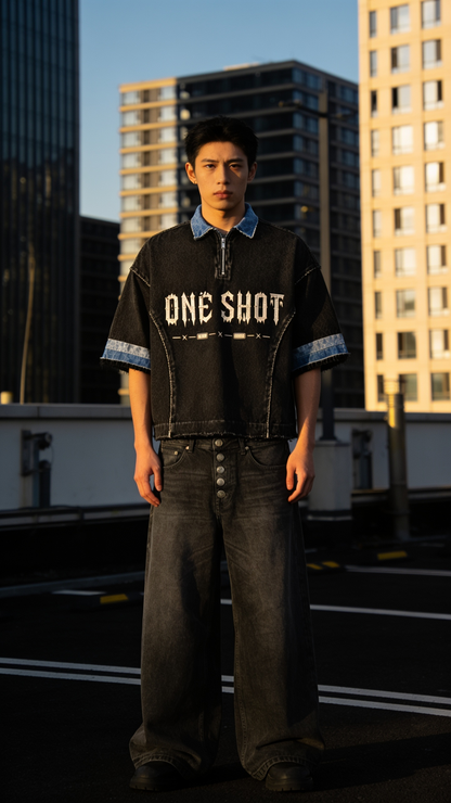 One Shot Denim Baggy Jeans